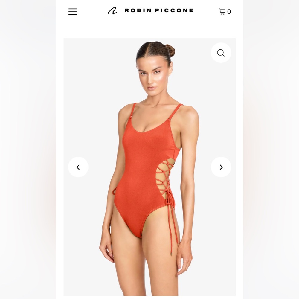 ROBIN PICCONE Aubrey One Piece Swimsuit Women’s Size 2